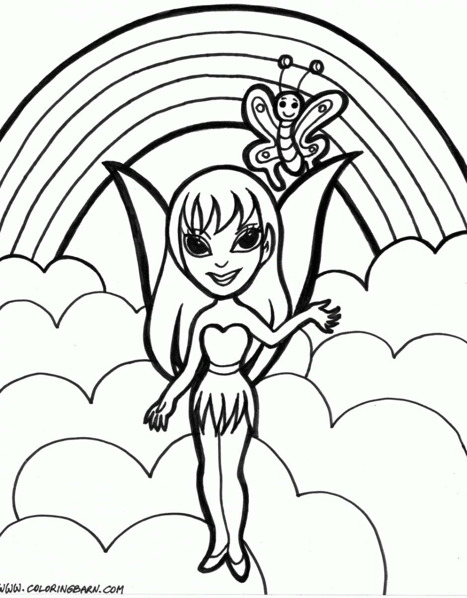 Rainbow Coloring Pages - Bestofcoloring.com
