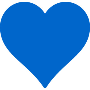 Clipart light blue hearts