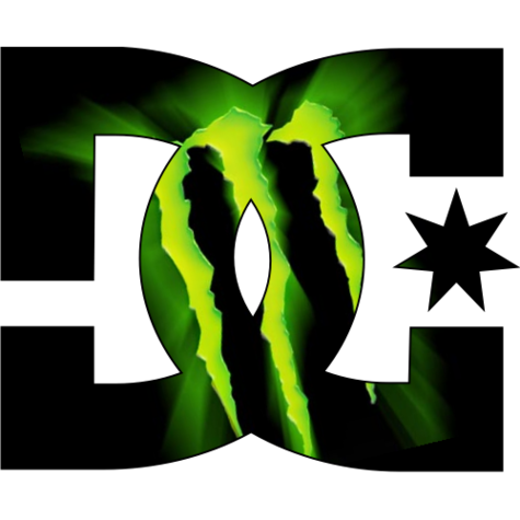 Sticker Et Autocollant DC Shoes Monster Energy Clipart - Free to ...