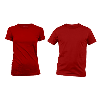 Taztingo Kaos Polos Couple - Merah | Lazada Indonesia