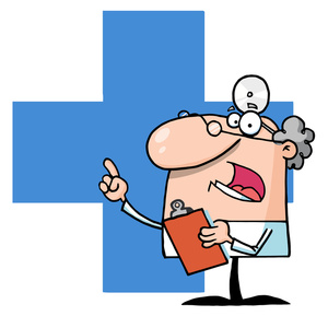 Funny Doctor Cartoon Clipart