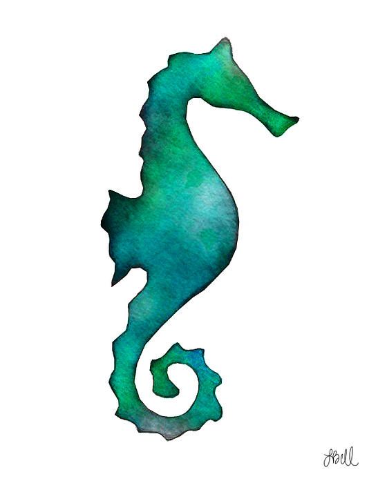 Seahorse Art | Seahorse Painting ...