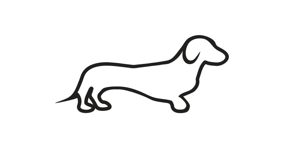 Dachshund Clipart - Tumundografico