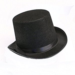 Amazon.com: Black Felt Top Hat: Toys & Games