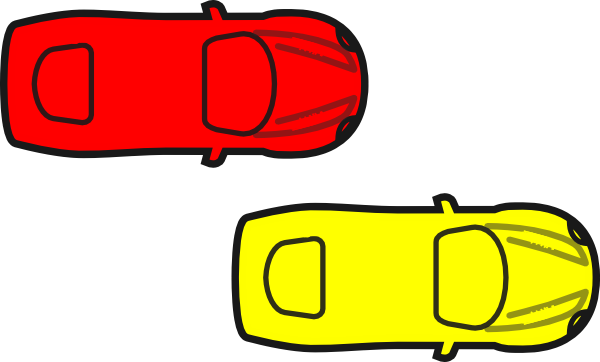 Car Top View Clipart
