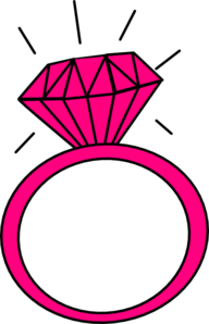 Engagement rings clip art
