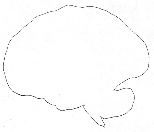 Best Photos of Brain Outline Printable - Human Brain Diagram ...