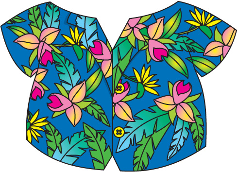Hawaiian Shirt Clip Art - Free Clipart Images