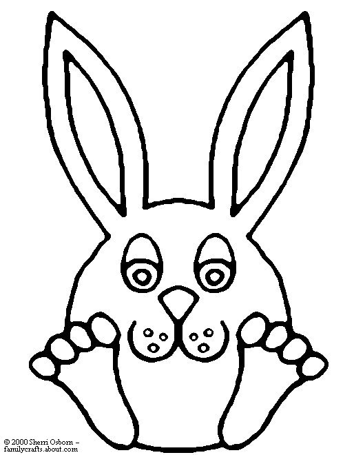 Images of Easter Bunny Face - Jefney
