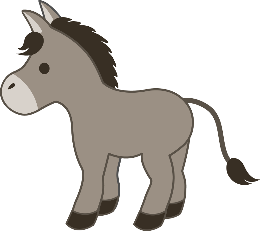 59 Donkey Clipart | Clipart Fans