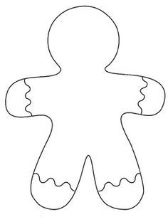 Gingerbread Man Template ...