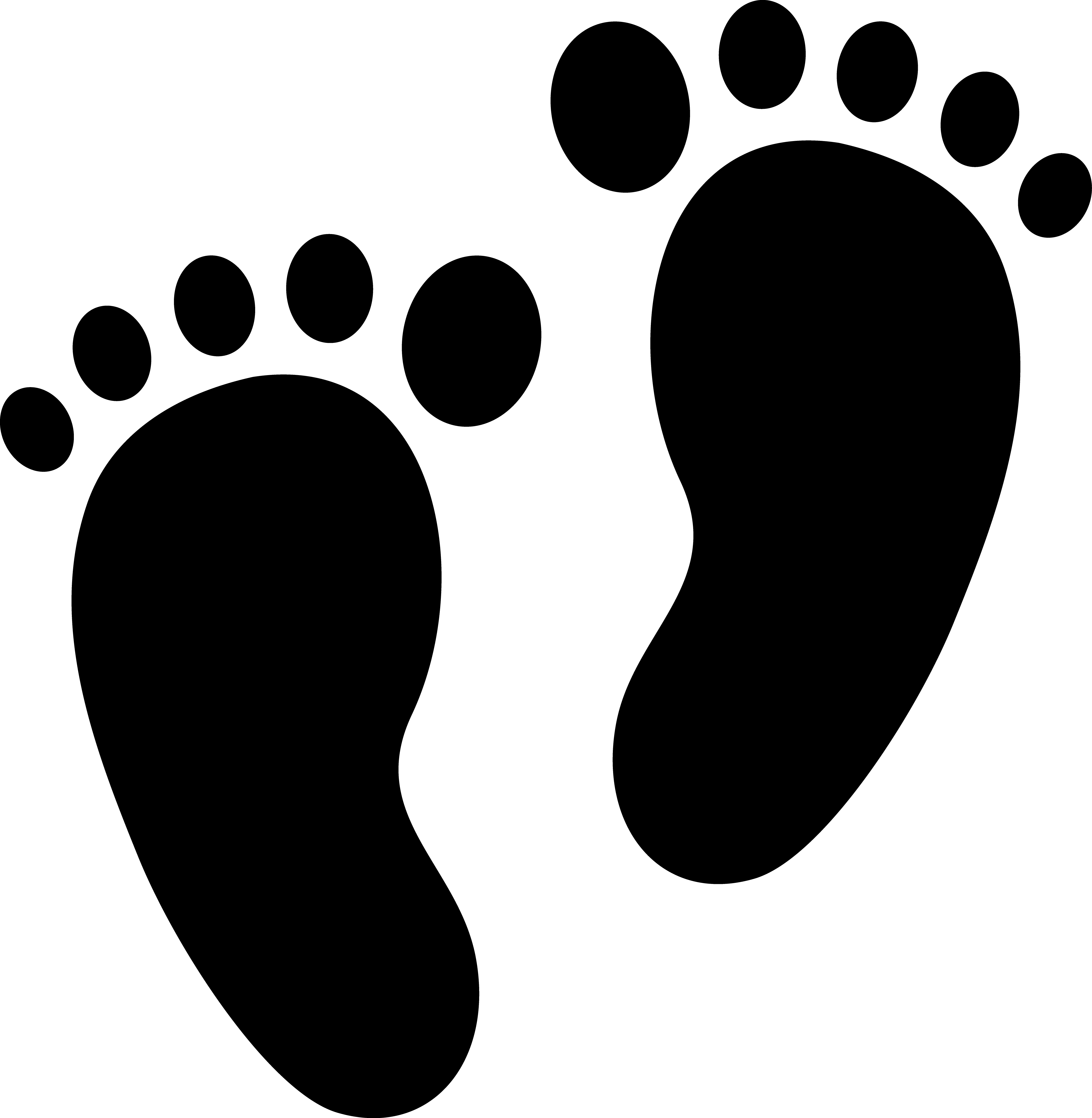 Footprints clipart