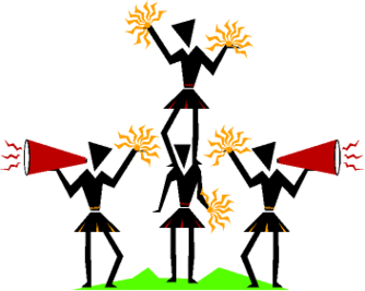 Pep rally clipart