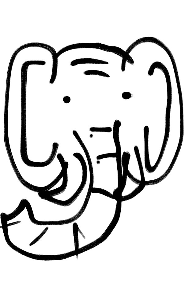 Elephant drawing