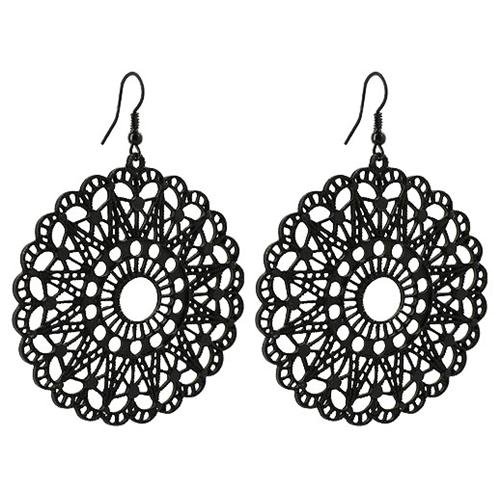 French Floral Dangle Earrings | Rakuten.