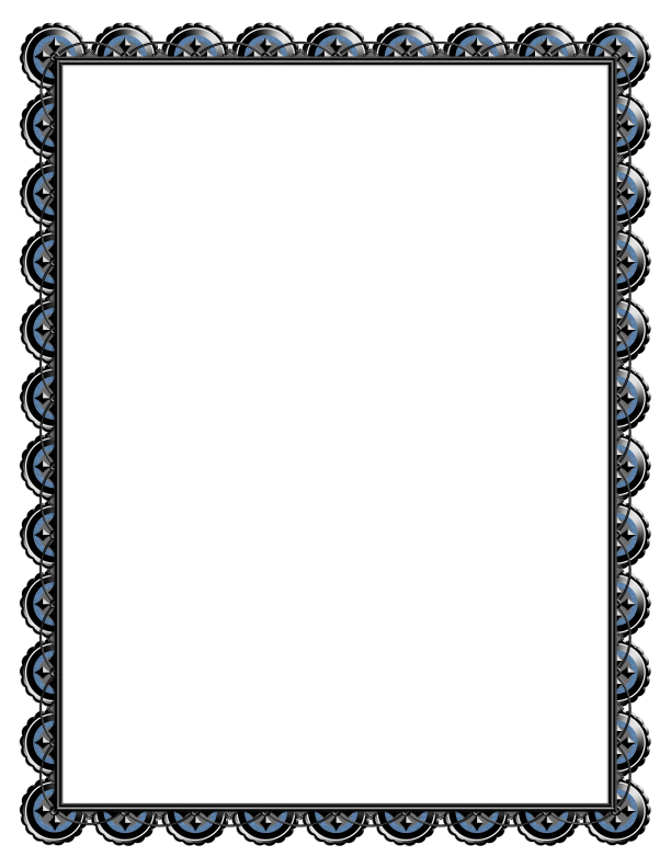 Border designs for certificates