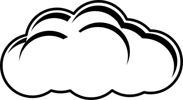 Cloud Outline Drawing