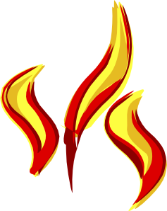 Flames 2 clip art - vector clip art online, royalty free & public ...