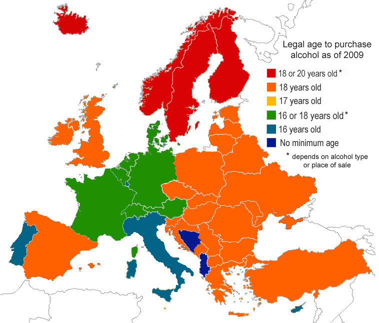 Maps of Europe by language, religion, population density, hair ...