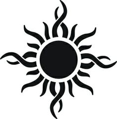 Tribal Sun Clipart