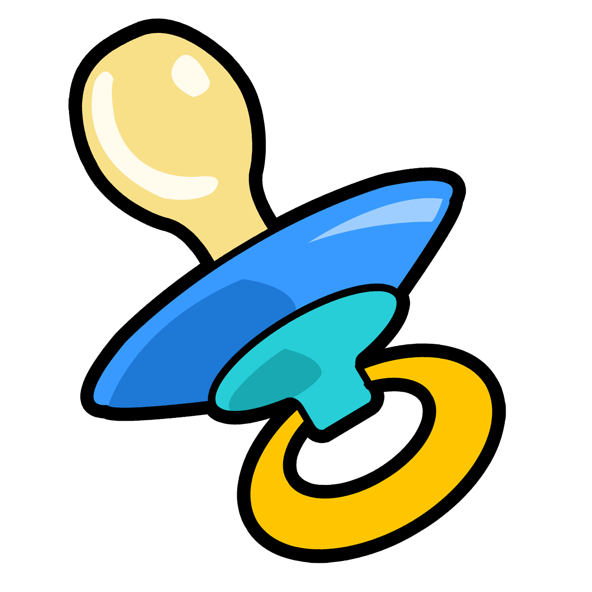 Clipart of a pacifier