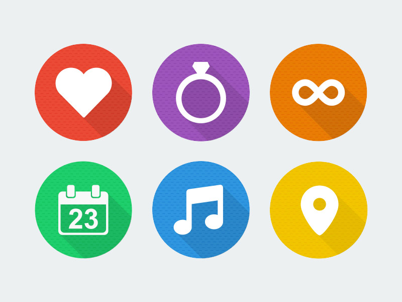Free Wedding Icons For Your Design Projects | Naldz Graphics