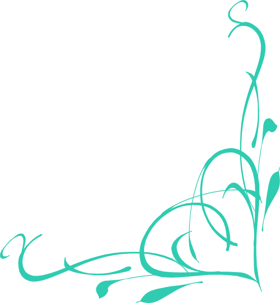 Swirl Corner Border Clipart