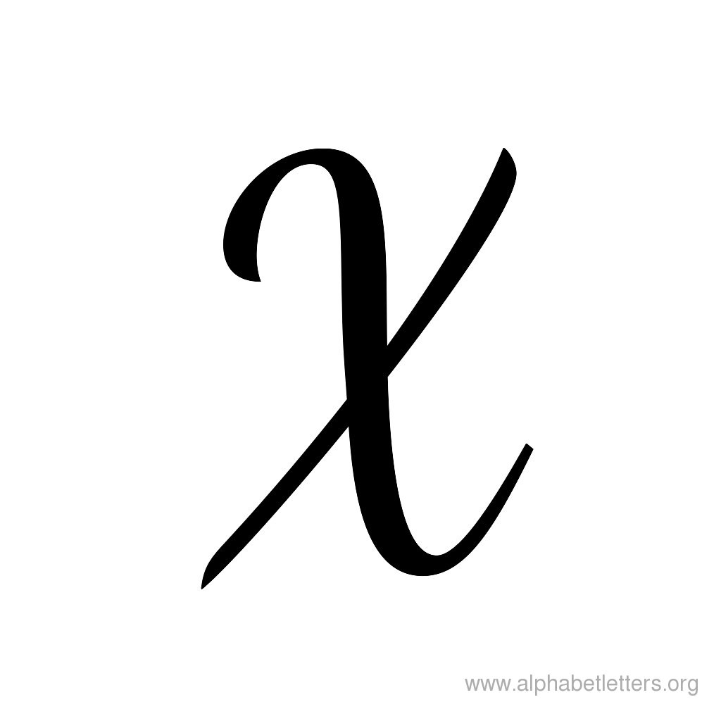 Download Printable Cursive Letter Alphabets | Alphabet Letters Org