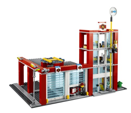 Amazon.com: LEGO City Fire Station 60004: Toys & Games