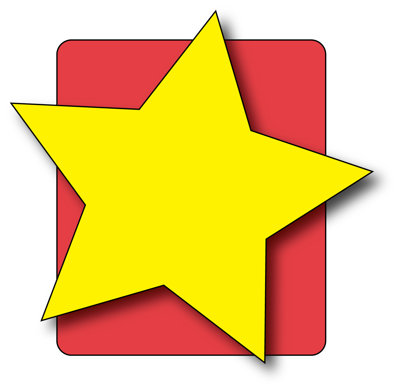 Big star clipart png