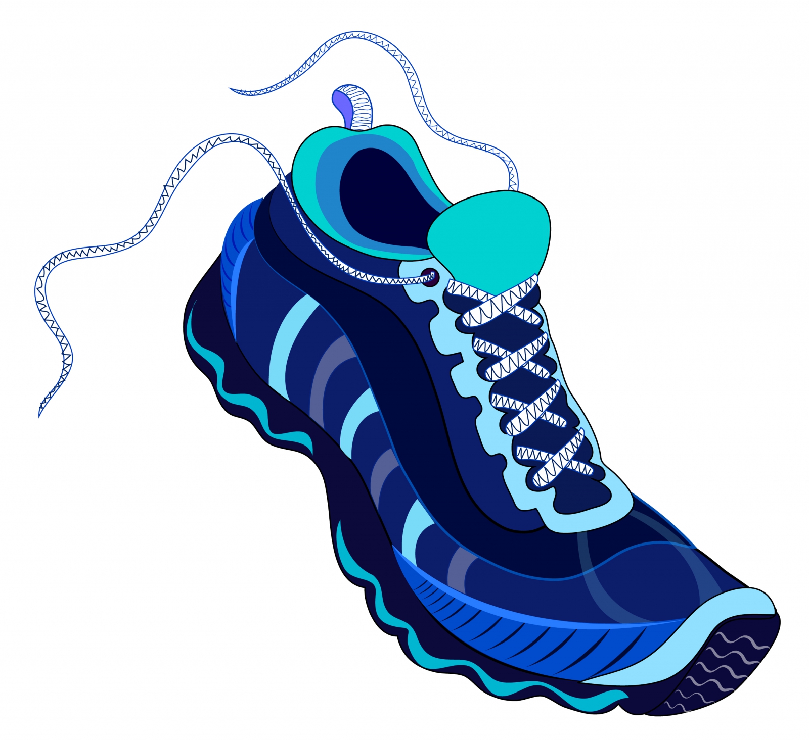 Running Shoes Cartoon : Shoes Sport Vector Cartoon Vectorstock Similar ...
