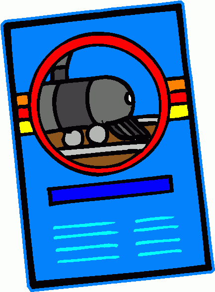 Train Ticket Free Clipart