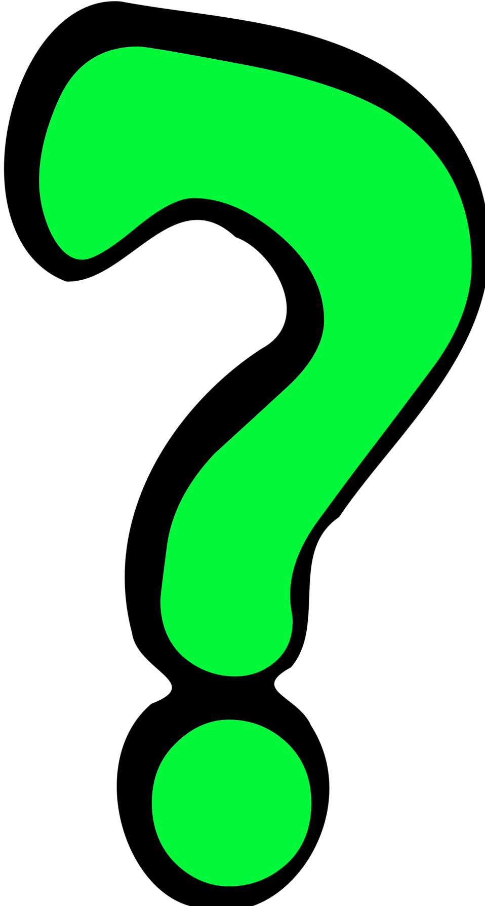Question mark clipart nature