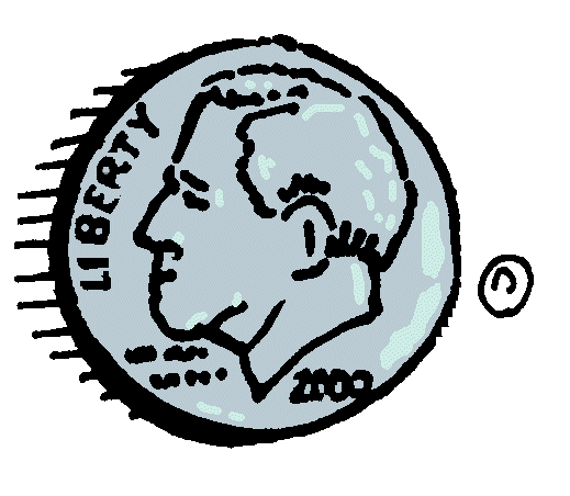 Dime Clipart