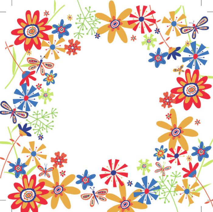 1000+ images about Borders/Frames - Flowers | Antigua ...