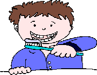 Brushing your teeth clipart