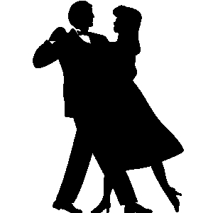 Formal dance clipart