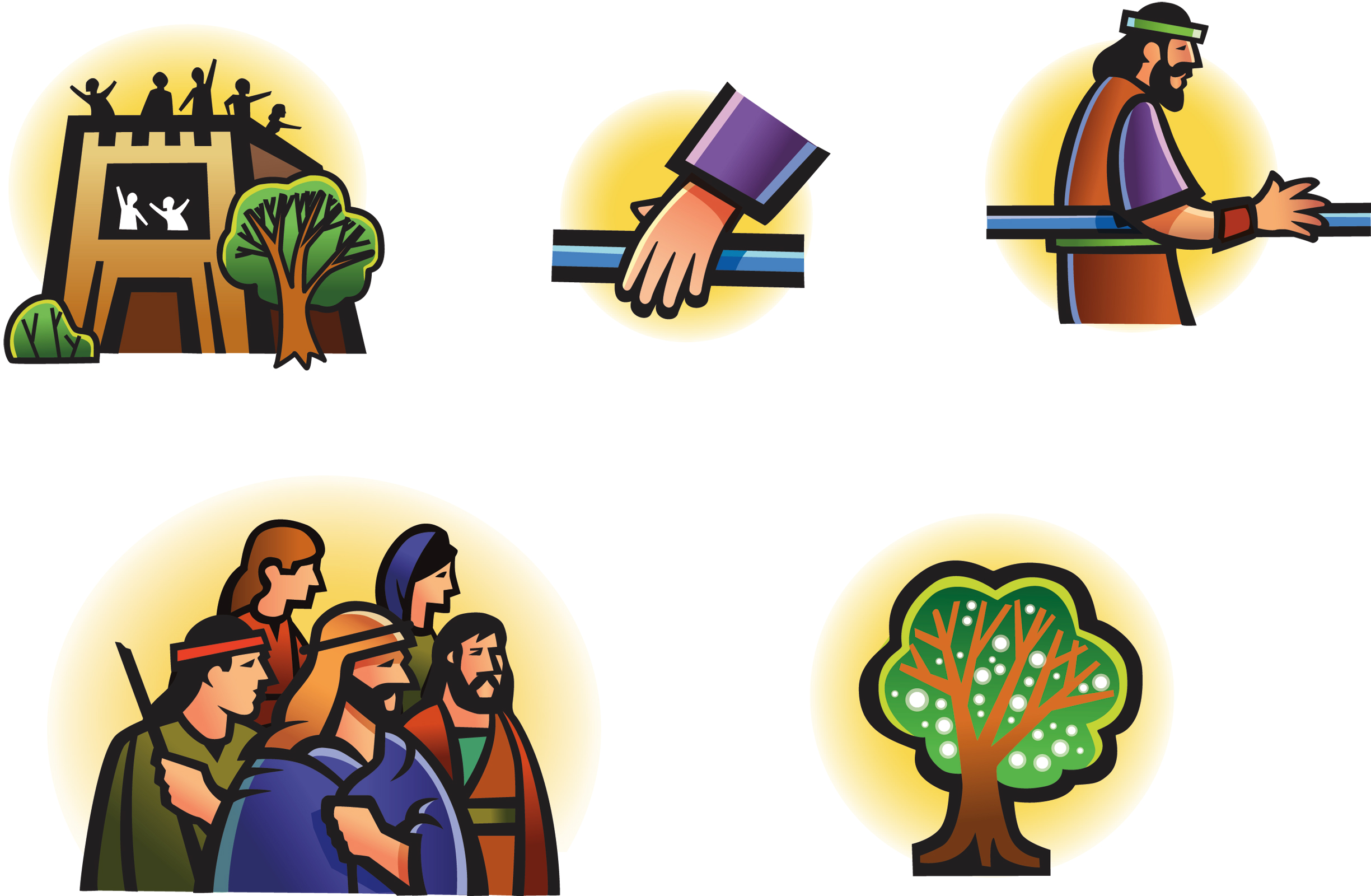 Lehi's Dream Clip Art 2