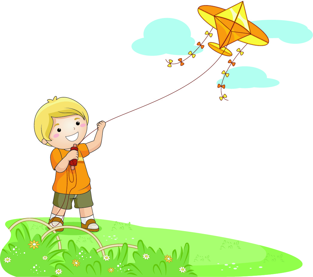 Windy day clip art