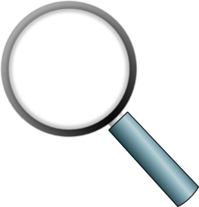 Transparent Magnifying Glass clip art - vector clip art online ...