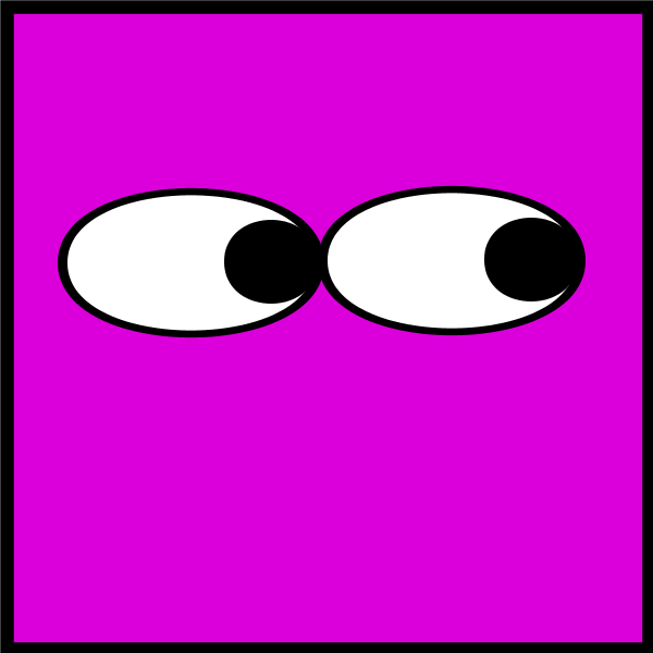 Eyes looking - vector Clip Art
