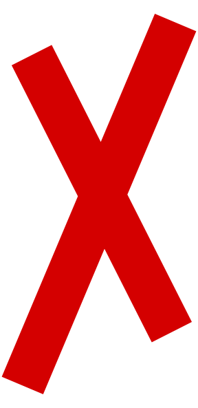 Cross Mark clip art - vector clip art online, royalty free ...