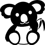 Koala Silhouette - ClipArt Best