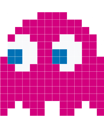 Stickaz :: Pink Pacman Ghost - Wall Decals - ClipArt Best ...