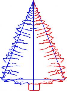 Trees - How to Draw a Pine Tree