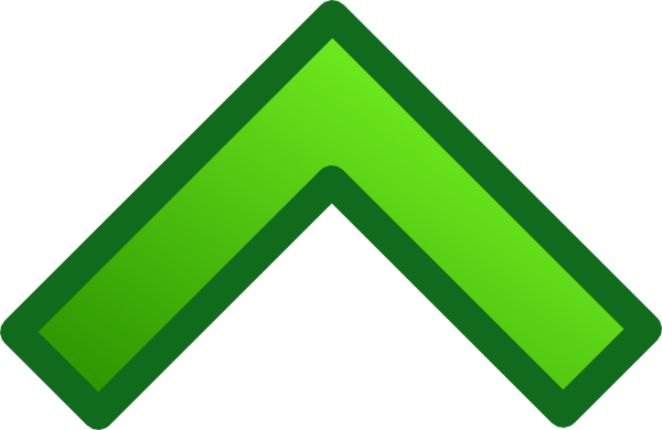 Green Single Up Arrow Set Clip Art - vector clip art ...