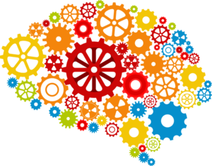 Brain Gears clip art - vector clip art online, royalty free ...