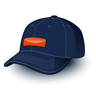 CLIPART BLUE CAP | Royalty free vector design