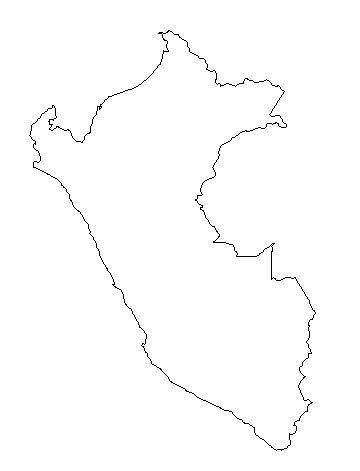 Free Blank Outline Maps of Peru