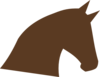 Horse Head Silhouette clip art - vector clip art online, royalty ...